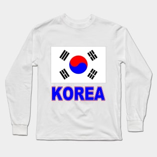 The Pride of Korea - Korean National Flag Design Long Sleeve T-Shirt